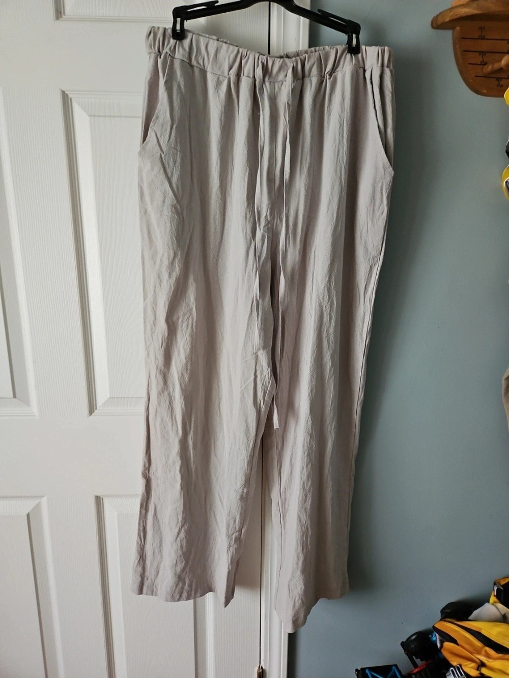 Light Gray Women’s Drawstring Casual Pants